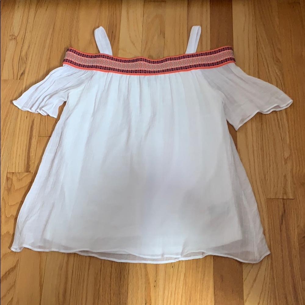 white kids blouse